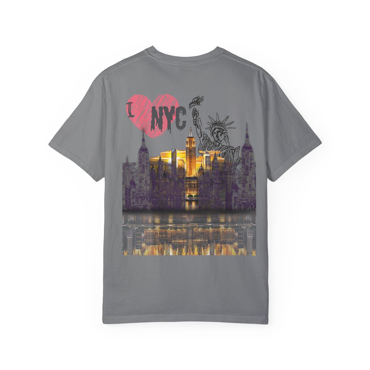 NYC Love Graphic Unisex T-Shirt - Retro Statue of Liberty Design