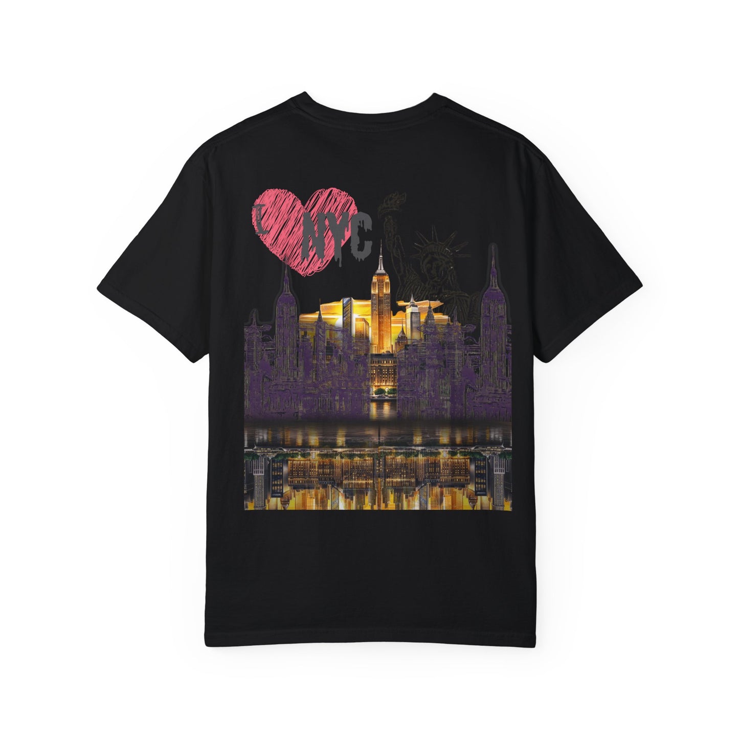 NYC Love Graphic Unisex T-Shirt - Retro Statue of Liberty Design