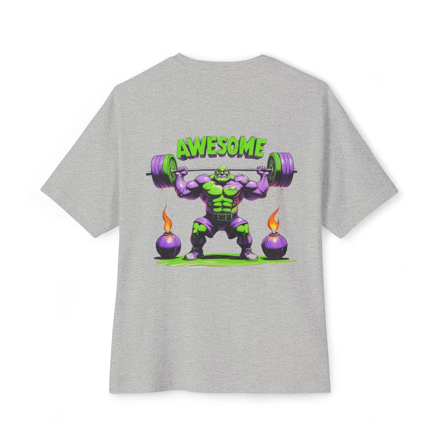 Unisex Oversized Boxy Tee - Hellbound & Awesome Graphic T-Shirt