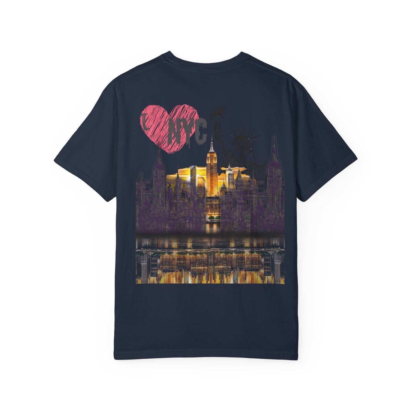 NYC Love Graphic Unisex T-Shirt - Retro Statue of Liberty Design