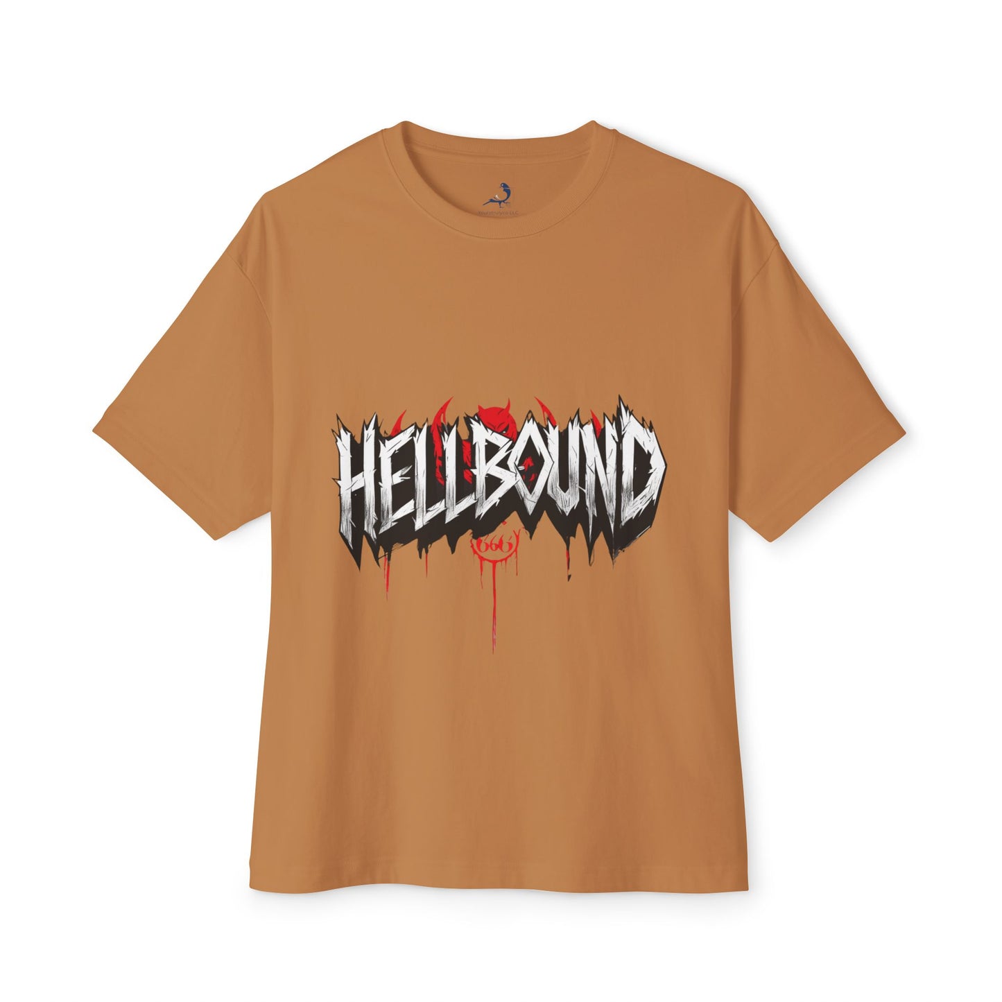 Unisex Oversized Boxy Tee - Hellbound & Awesome Graphic T-Shirt