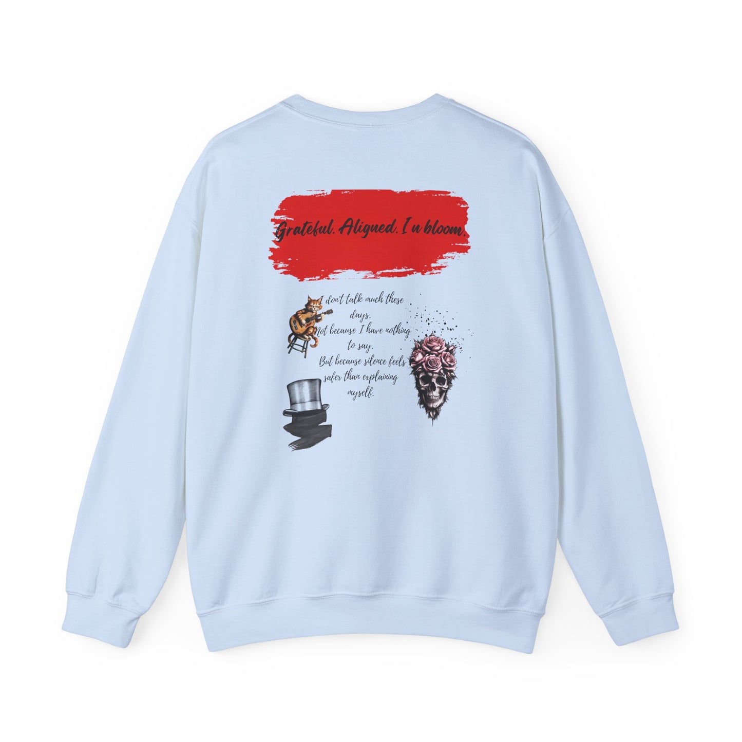 Grateful Vibes Crewneck Sweatshirt for Mindfulness