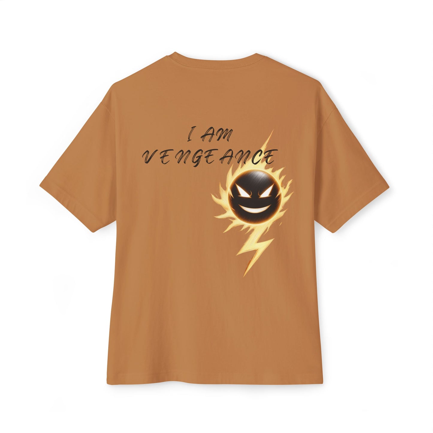 Unisex Oversized Vengeance Tee - Bold Graphic T-Shirt for Everyday Style