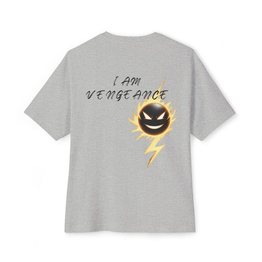 Unisex Oversized Vengeance Tee - Bold Graphic T-Shirt for Everyday Style