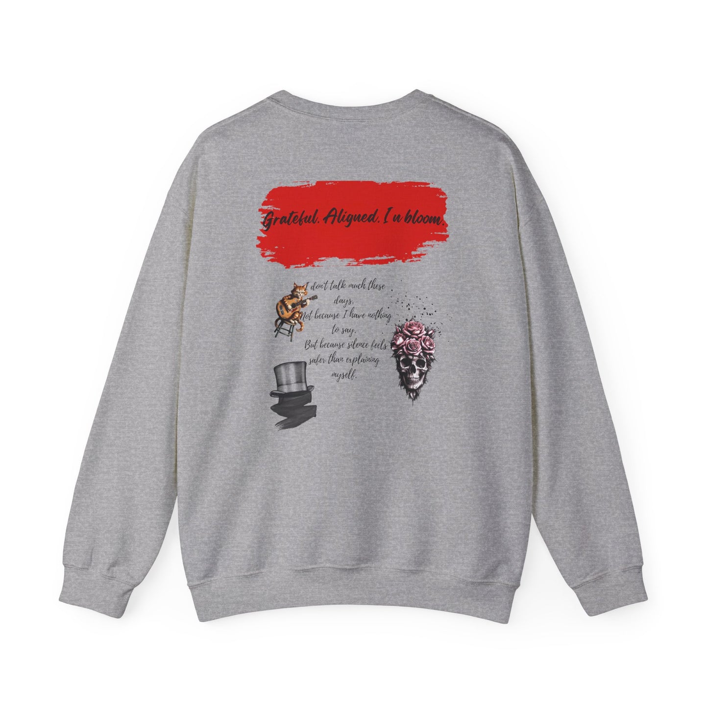 Grateful Vibes Crewneck Sweatshirt for Mindfulness