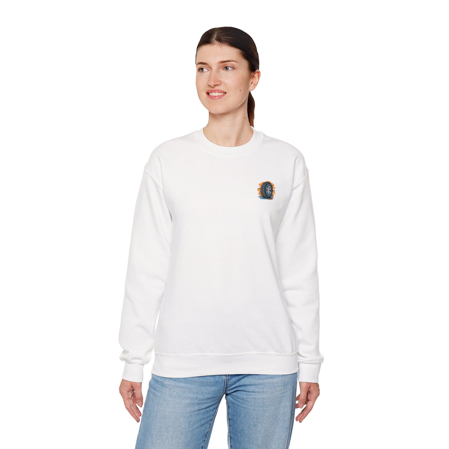 Retro Car Graphic Crewneck Sweatshirt - Breakin' The Frame Since