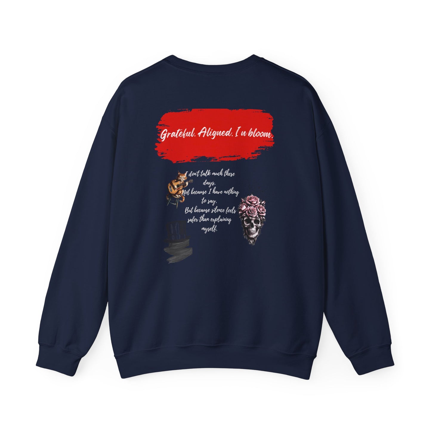 Grateful Vibes Crewneck Sweatshirt for Mindfulness