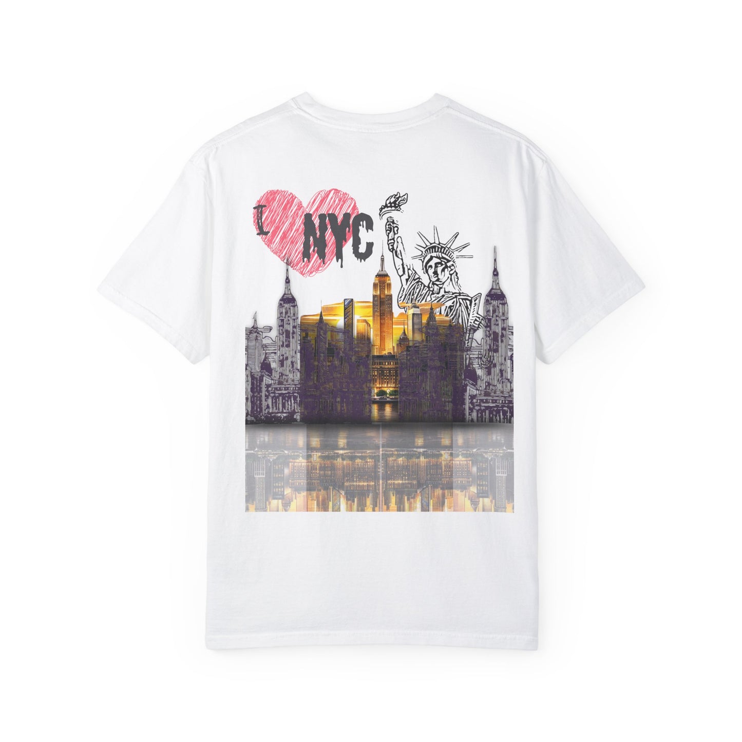 NYC Love Graphic Unisex T-Shirt - Retro Statue of Liberty Design