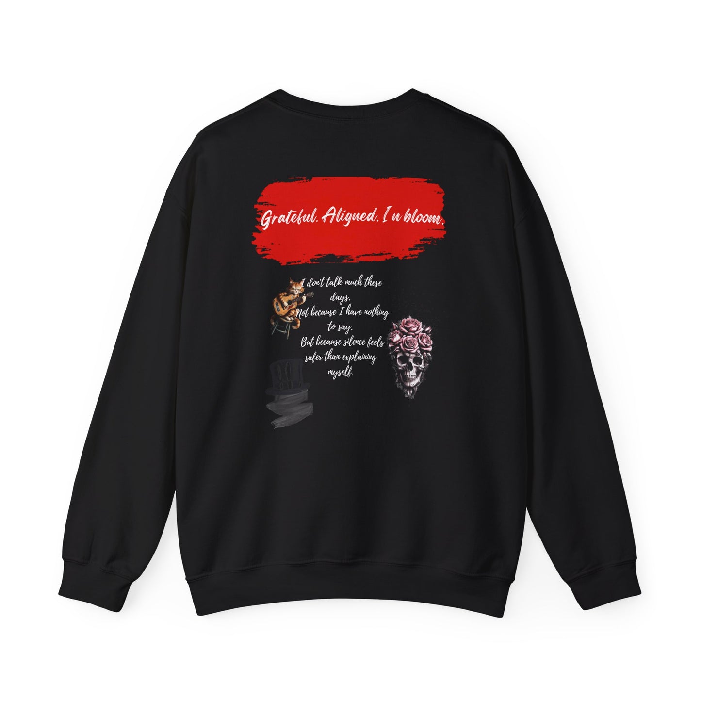 Grateful Vibes Crewneck Sweatshirt for Mindfulness