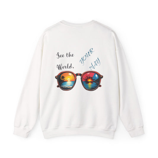 See the World Your Way Sweatshirt - Unisex Heavy Blend™ Crewneck