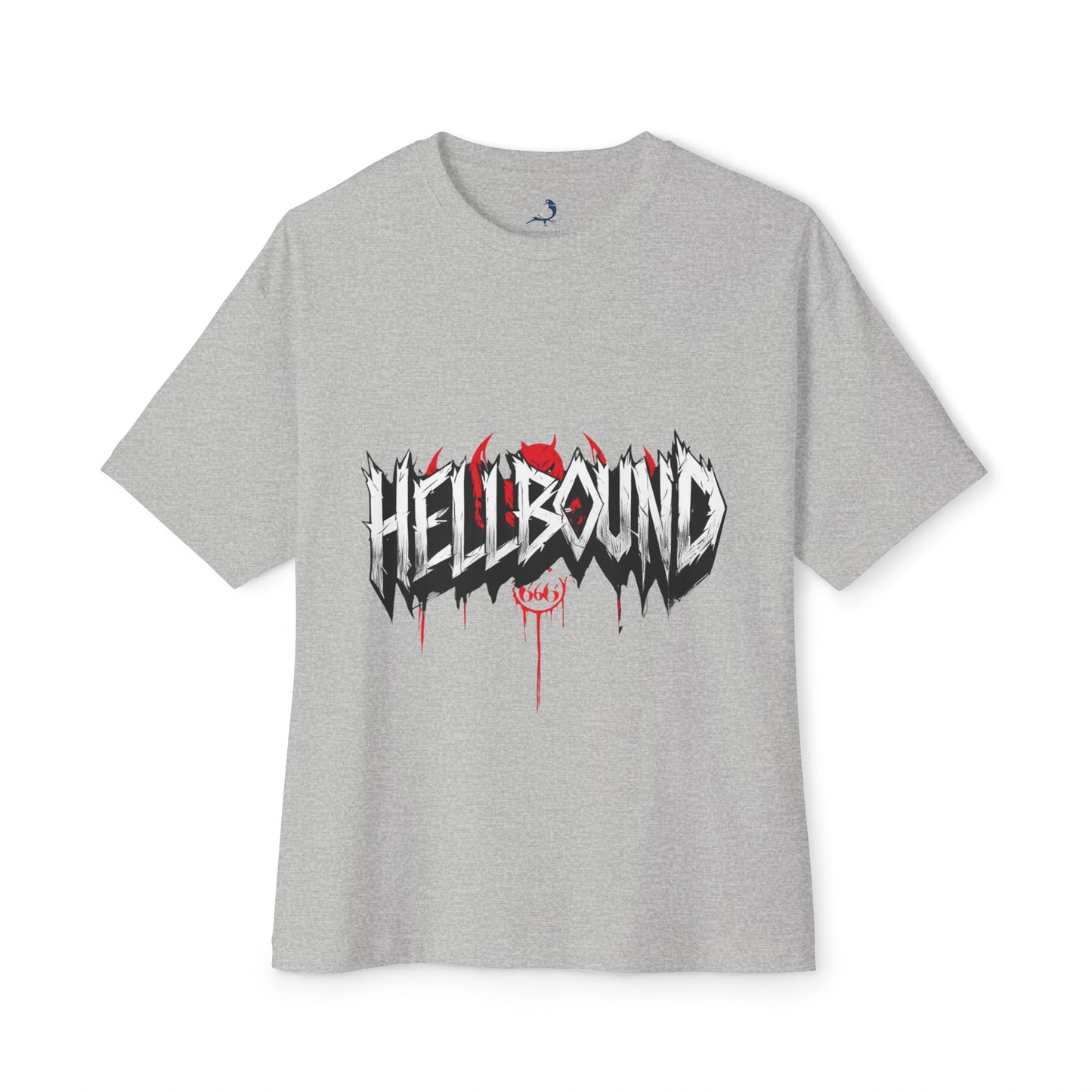 Unisex Oversized Boxy Tee - Hellbound & Awesome Graphic T-Shirt